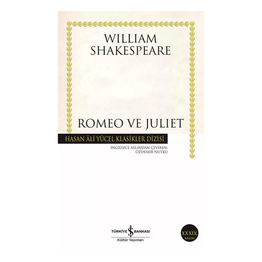 İş Bankası Kültür Yayınları Romeo ve Juliet