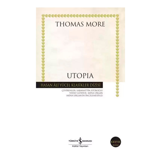İş Bankası Kültür Yayınları Utopia