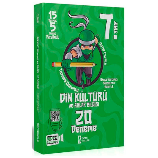 İsem Yayınları 7. Sınıf Din Kültürü Ve Ahlak Bilgisi 20 Deneme 2023