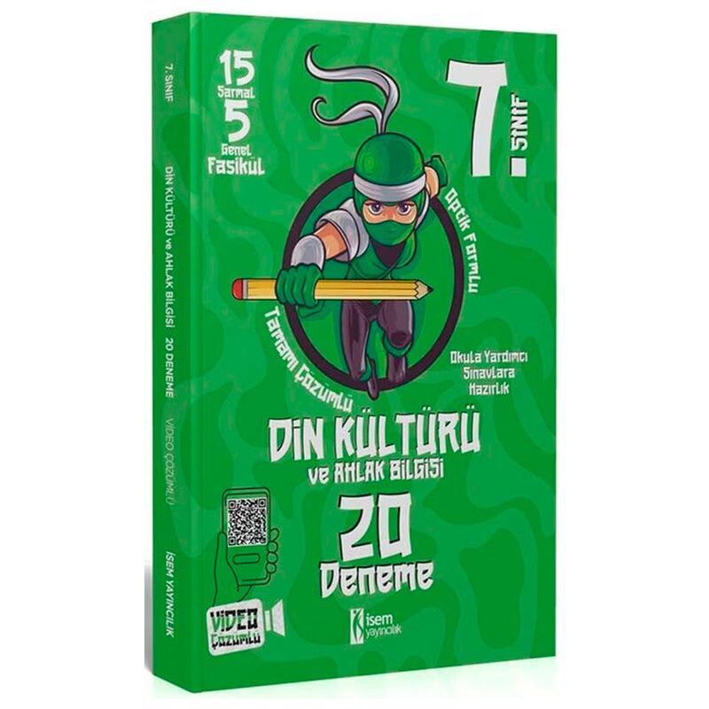 İsem Yayınları 7. Sınıf Din Kültürü Ve Ahlak Bilgisi 20 Deneme 2023