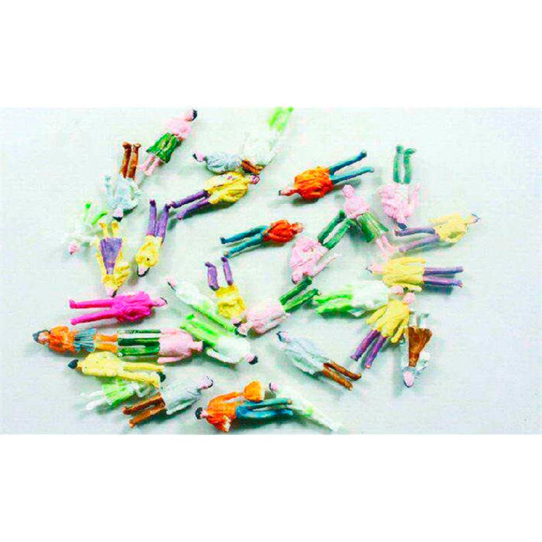 Jordania 1/100 12'li Boyalı İnsan - Maket Figürleri, Mimari Maket ve Diorama Malzemeleri