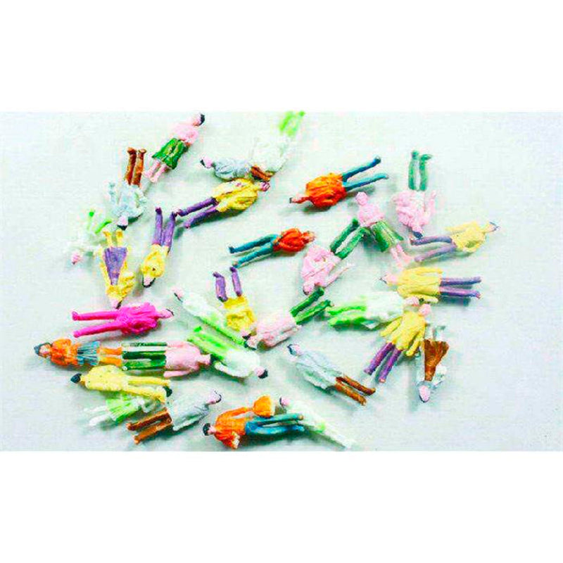 Jordania 1/100 12'li Boyalı İnsan - Maket Figürleri, Mimari Maket ve Diorama Malzemeleri