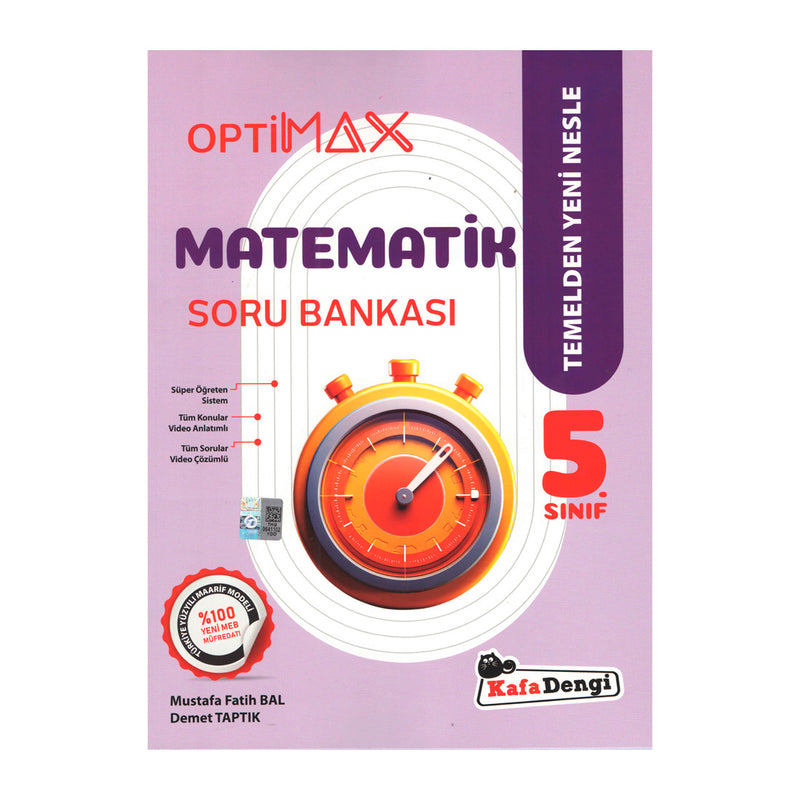 Kafa Dengi Yayınları 5. Sınıf Matematik Optimax Soru Bankası