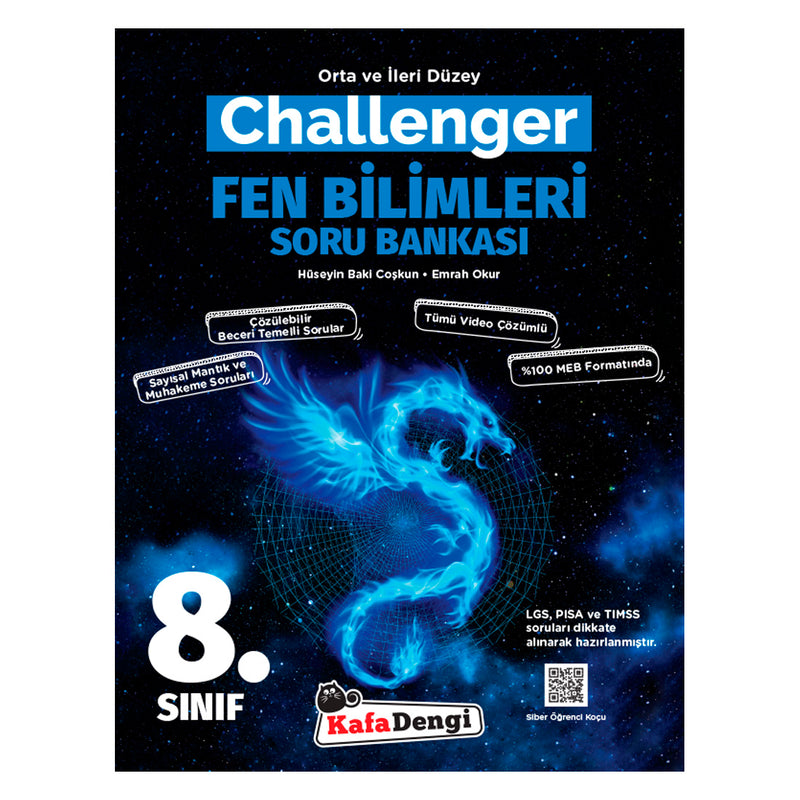 Kafa Dengi Yayınları 8. Sınıf LGS Fen Bilimleri Challenger Soru Bankası
