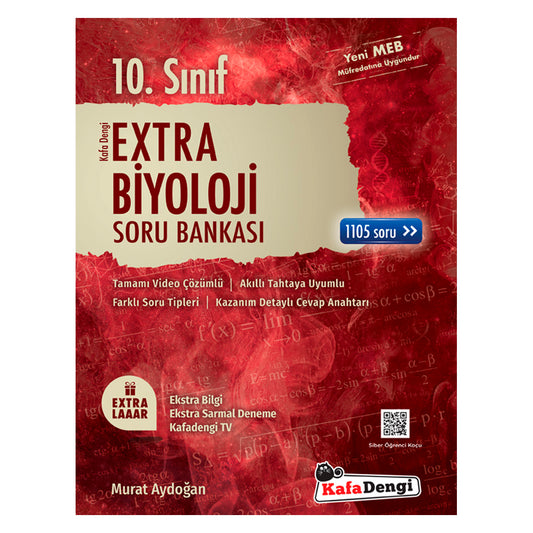 Kafadengi Yayınları 10. Sınıf Extra Biyoloji Soru Bankası