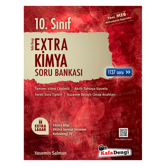 Kafadengi Yayınları 10. Sınıf Extra Kimya Soru Bankası