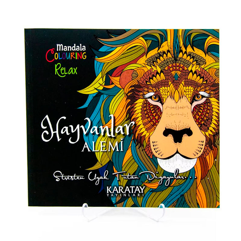 Karatay Yayınları Hayvanlar Alemi - Mandala Colouring Relax