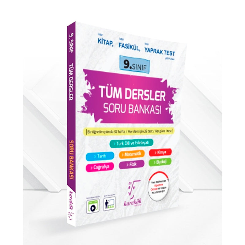 Karekök Yayınları 9.Sınıf Tüm Dersler Soru Bankası