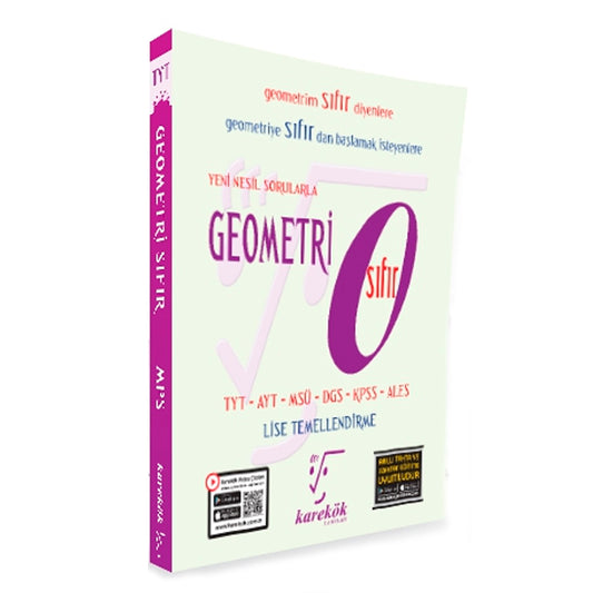 Karekök Yayınları Geometri Sıfır TYT DGS KPSS ALES