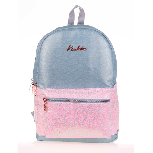 Kaukko Amazing B Letter Kız Çocuk Gri Sırt Çantası