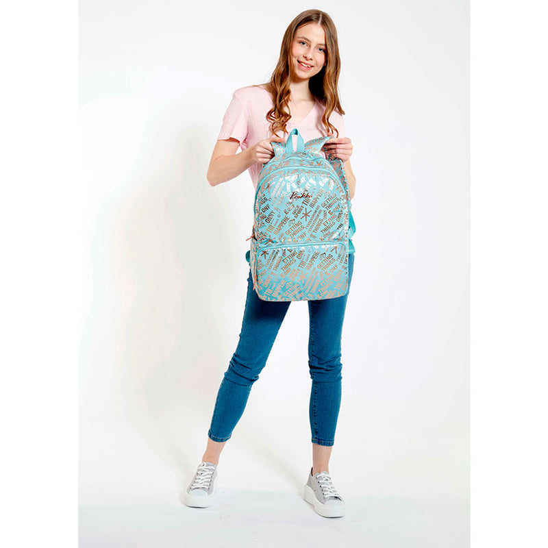 Kaukko Brokar Happy Turkuaz Kız Çocuk Sırt Çantası