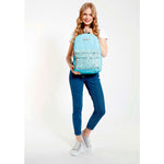 Kaukko Magic Dreams Taşlı Pullu Turkuaz Kız Çocuk Sırt Çantası