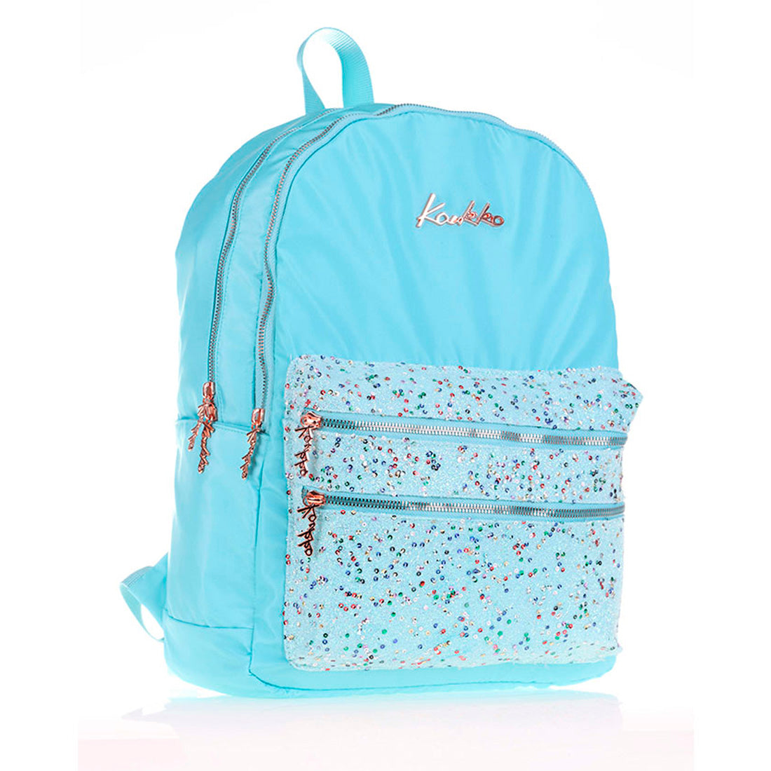 Kaukko Magic Dreams Taşlı Pullu Turkuaz Kız Çocuk Sırt Çantası