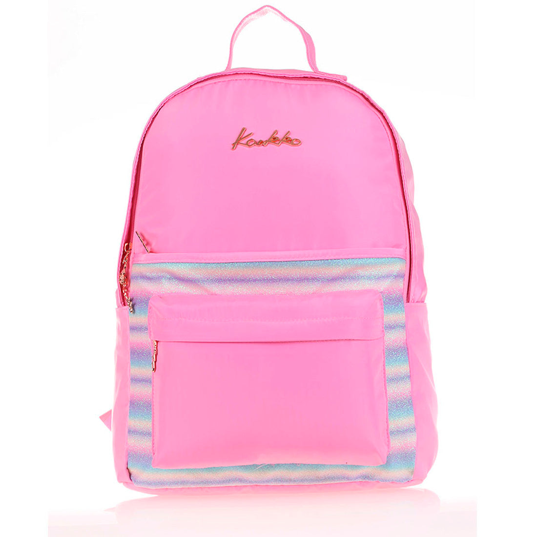Kaukko Magical Simli - Pembe Sırt Çantası K1536