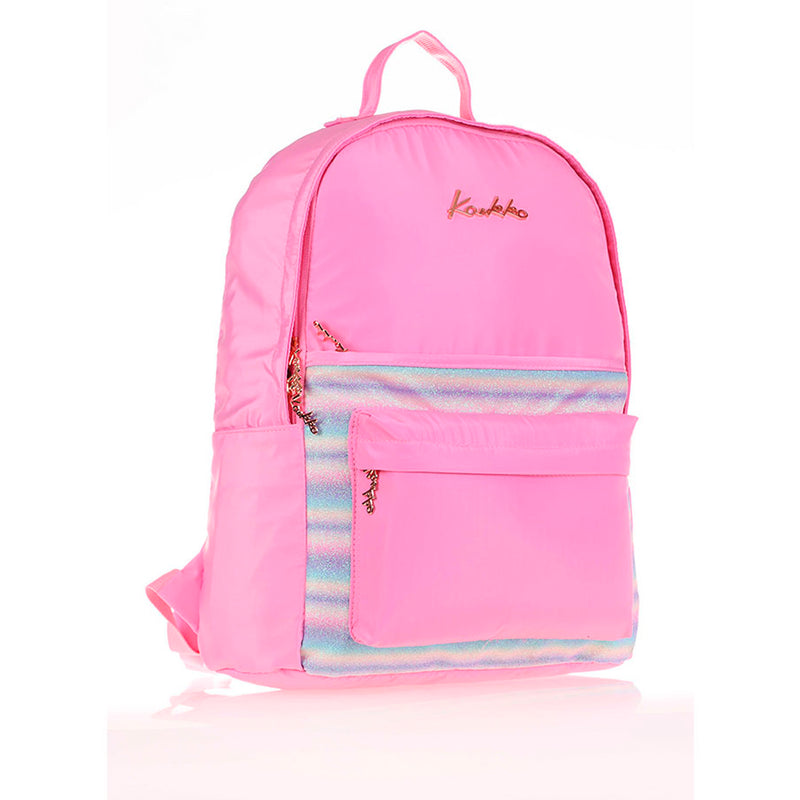 Kaukko Magical Simli - Pembe Sırt Çantası K1536
