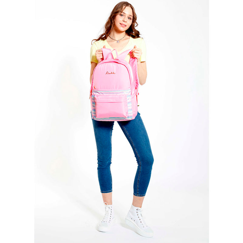 Kaukko Magical Simli - Pembe Sırt Çantası K1536