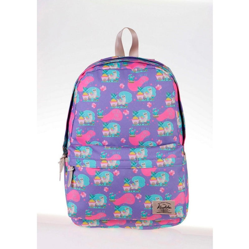 Kaukko Nature Lama Kız Çocuk Mor Sırt Çantası