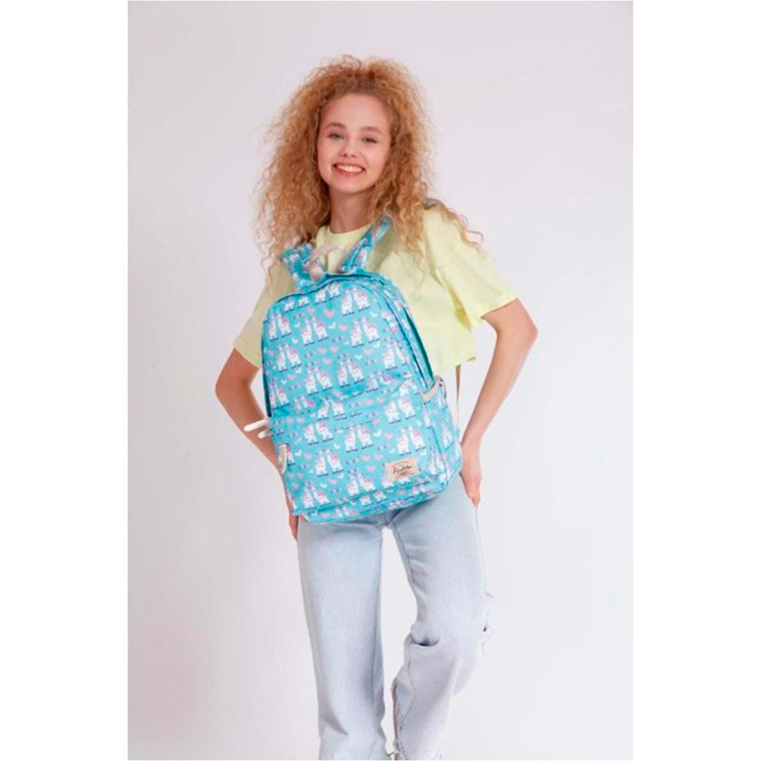 Kaukko Nature Lama Turkuaz Kız Çocuk Sırt Çantası