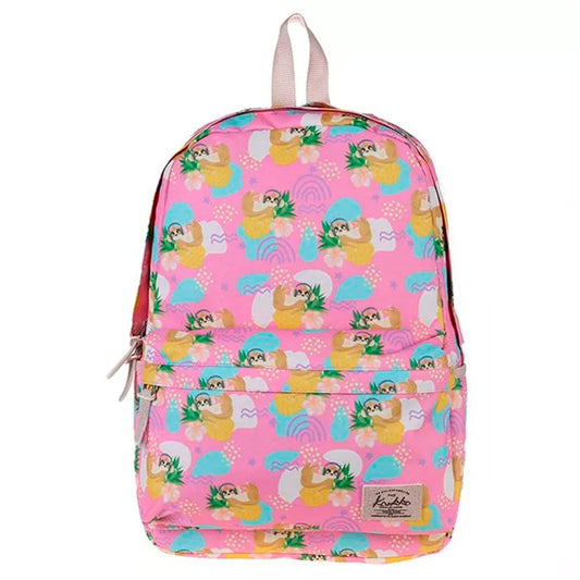 Kaukko Nature Slotsh Pembe Kız Çocuk Sırt Çantası