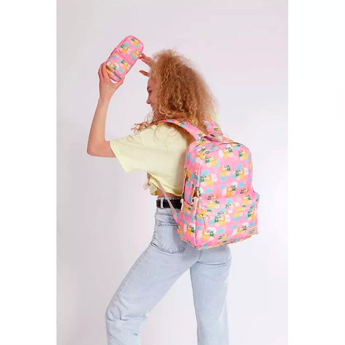 Kaukko Nature Slotsh Pembe Kız Çocuk Sırt Çantası