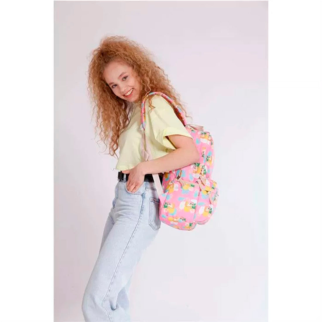 Kaukko Nature Slotsh Pembe Kız Çocuk Sırt Çantası
