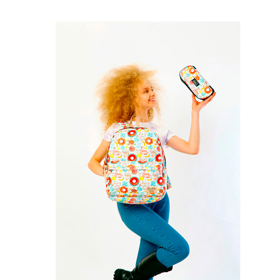 Kaukko Nature Summer Love Kız Çocuk Sırt Çantası