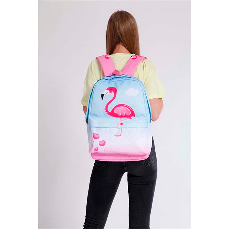 Kaukko Rainbow Flamingo Layer Kız Çocuk Sırt Çantası