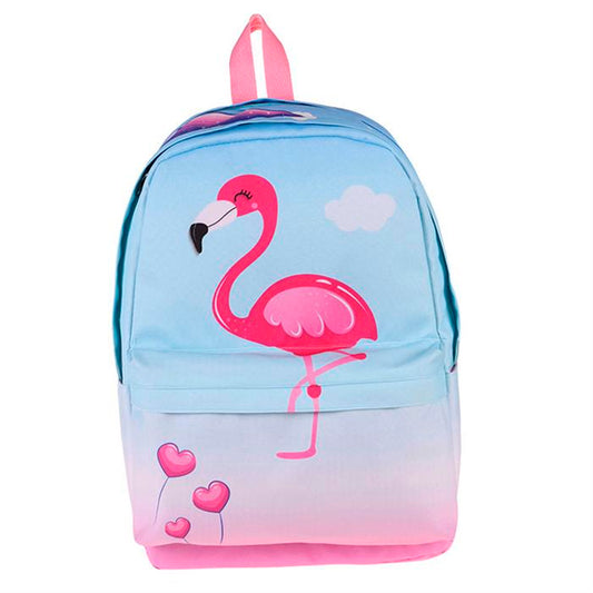 Kaukko Rainbow Flamingo Layer Kız Çocuk Sırt Çantası
