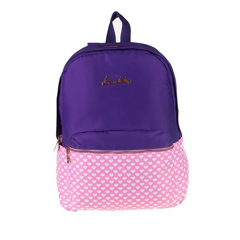 Kaukko Soft Stripe Mor Kız Çocuk Sırt Çantası