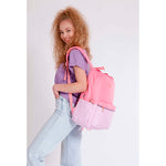 Kaukko Soft Stripe Kız Çocuk Pembe Sırt Çantası