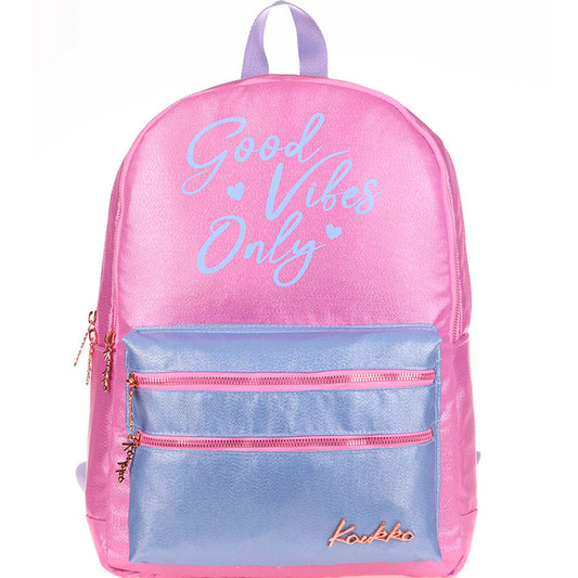 Kaukko Sparkle Duble Pembe Sırt Çantası