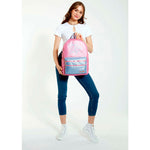 Kaukko Sparkle Duble Pembe Sırt Çantası