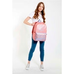 Kaukko Sparkle Duble Kız Çocuk Somon Sırt Çantası