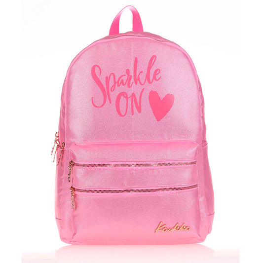 Kaukko Sparkle Pembe Kız Çocuk Sırt Çantası