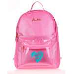 Kaukko Sparkle Transparent Pembe Kız Çocuk Sırt Çantası