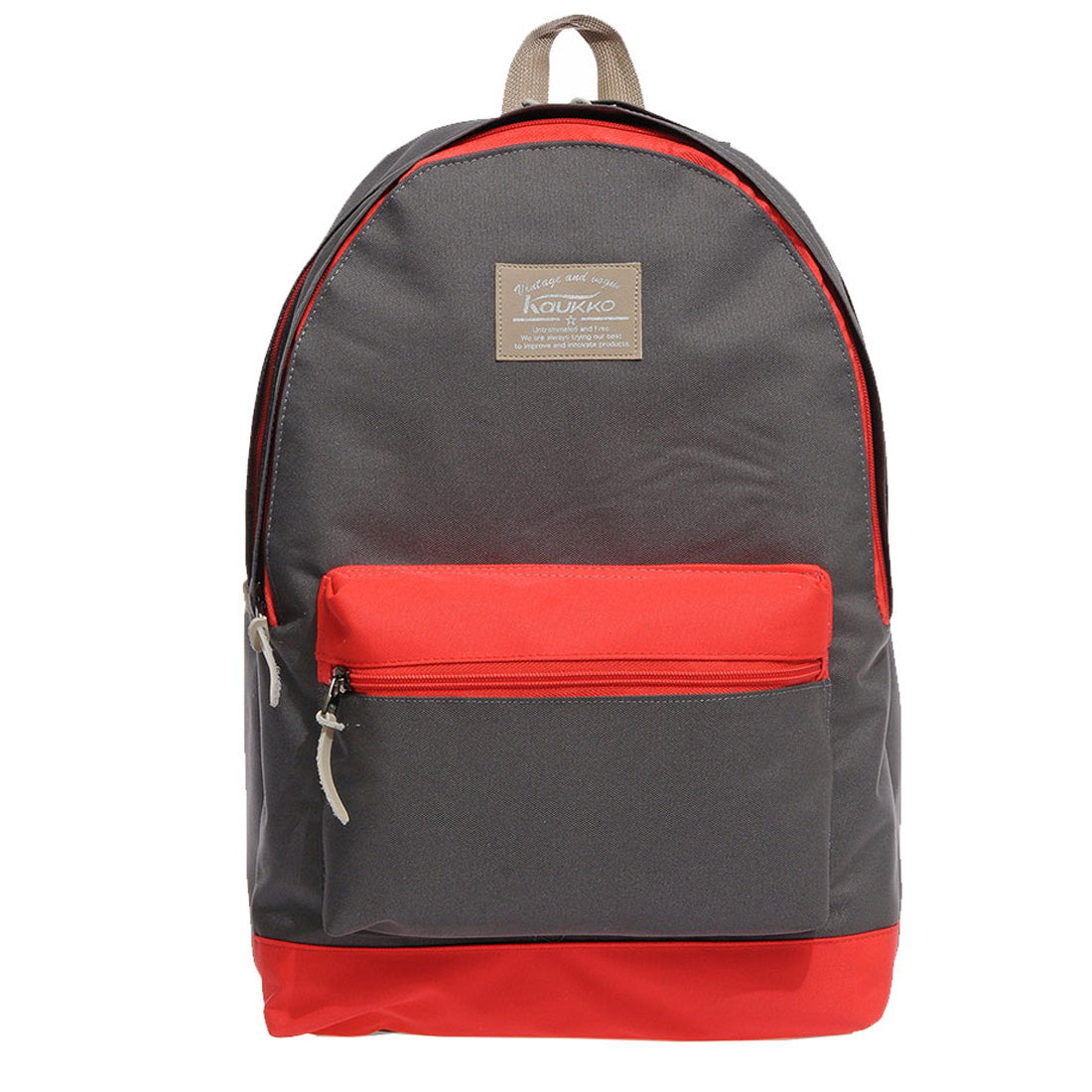 Kaukko Wıchlıght Gri Mercan Unisex Okul Sırt Çantası