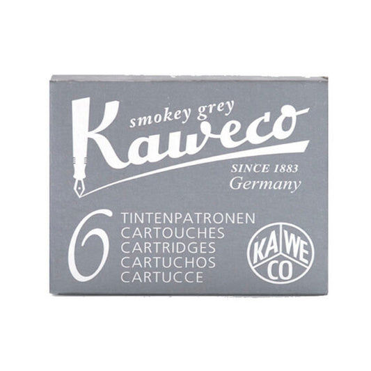 Kaweco 6'lı Duman Gri Kartuş - Yedek Mürekkep ve Akıcı Yazım İçin