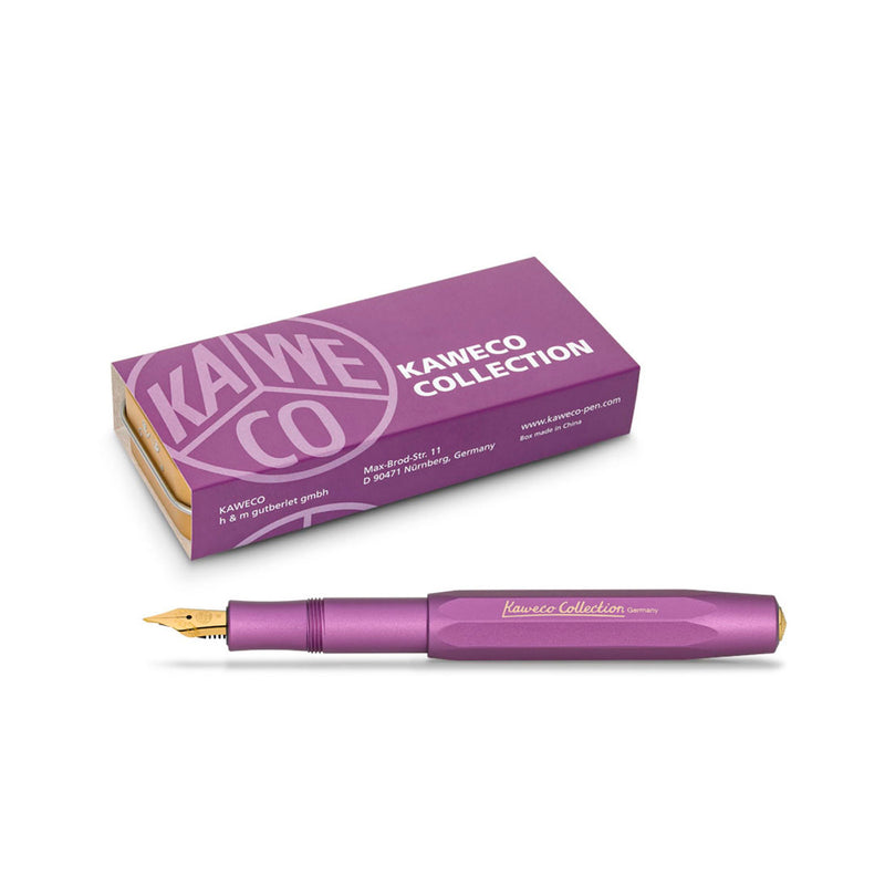 Kaweco Collection Canlı Mor F Uçlu Dolma Kalem - Hediyelik, İmza ve Prestij Kalemi