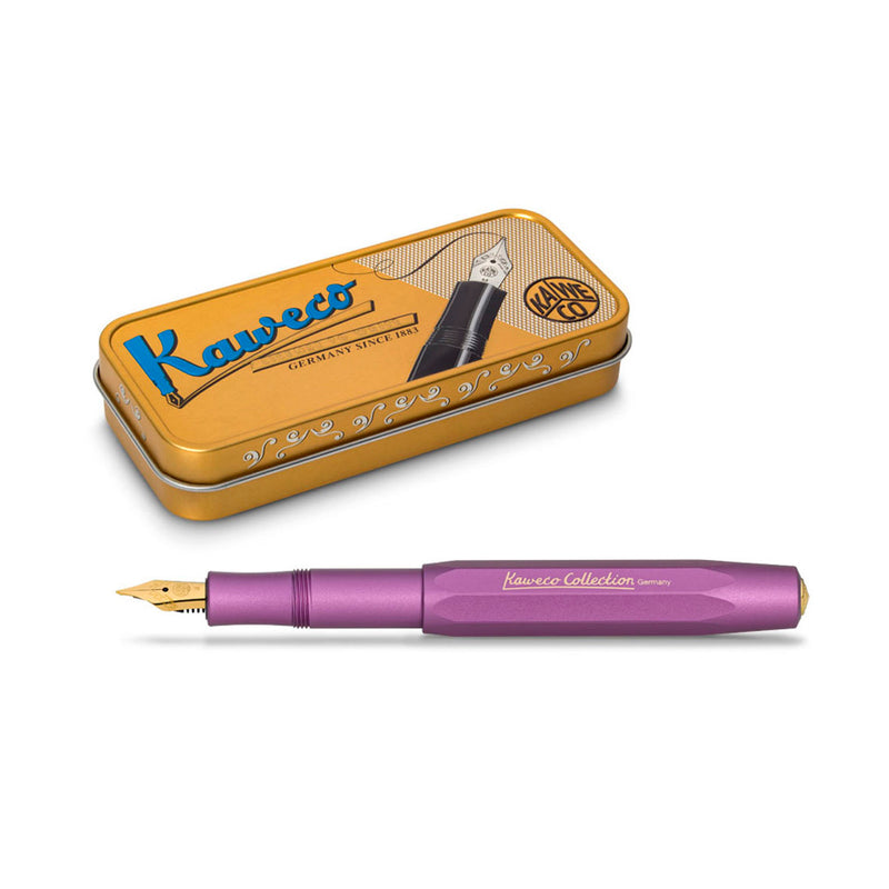 Kaweco Collection Canlı Mor F Uçlu Dolma Kalem - Hediyelik, İmza ve Prestij Kalemi