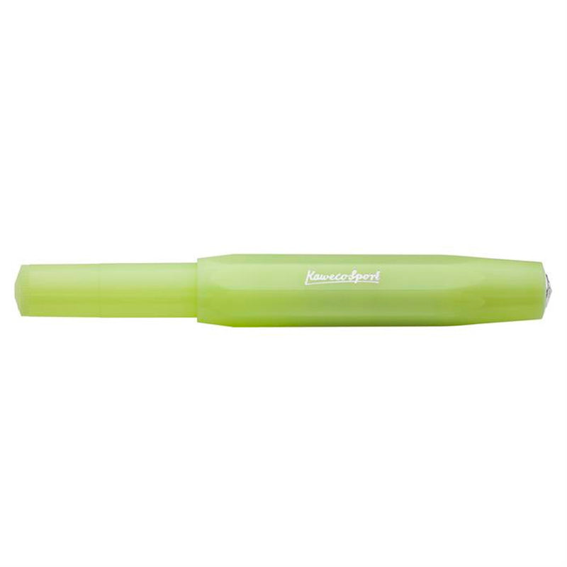 Kaweco Frosted Sport Limon Yeşili M Uç Dolma Kalem - Hediyelik İmza ve Ofis Kalemi