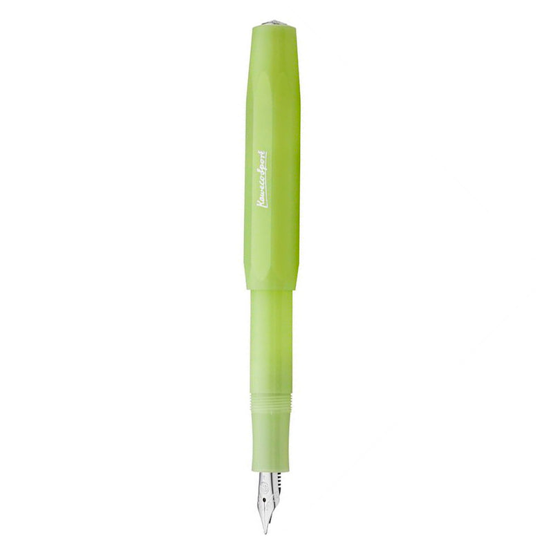 Kaweco Frosted Sport Limon Yeşili M Uç Dolma Kalem - Hediyelik İmza ve Ofis Kalemi
