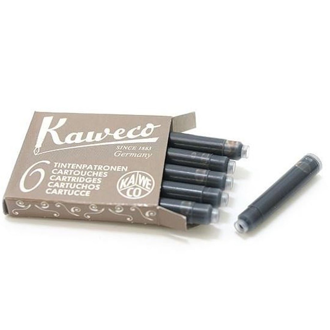 Kaweco Kahverengi Dolmakalem Kartuş - Hediyelik İmza ve Ofis Kalemleri İçin
