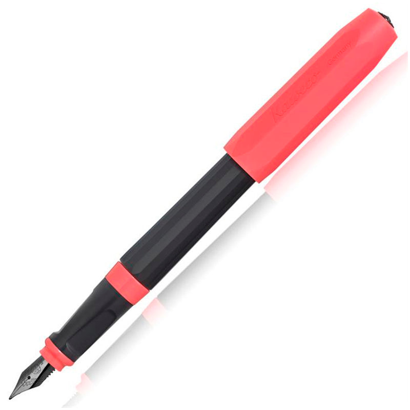 Kaweco Perkeo Siyah Pembe Medium Uç Dolma Kalem - Hediyelik İmza ve Ofis Kalemi