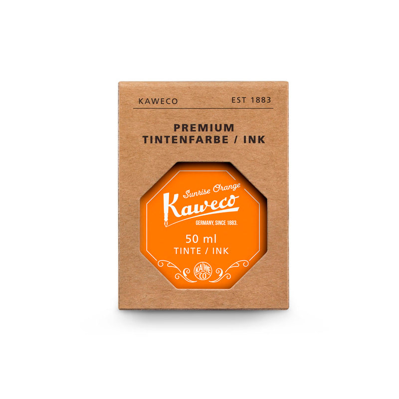 Kaweco Şişe Mürekkep Gün Batımı Turuncusu 50 ml - Dolma Kalem ve Sanatsal Yazım İçin