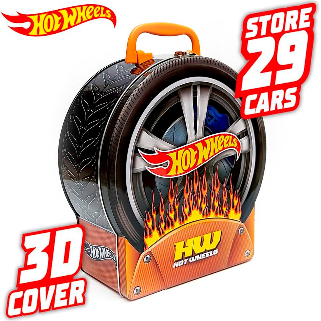 Kinder Hot Wheels Metal Tekerlek Boş Taşıma Çantası-16 Hwcc18