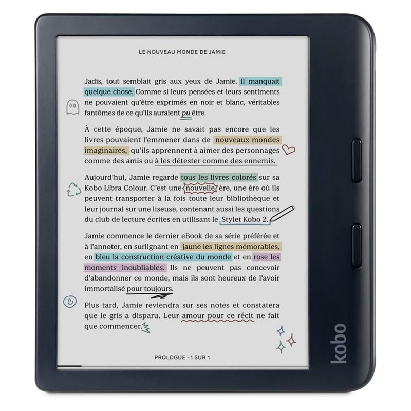 Kobo Libra Colour E Kitap Okuyucu 7 Siyah