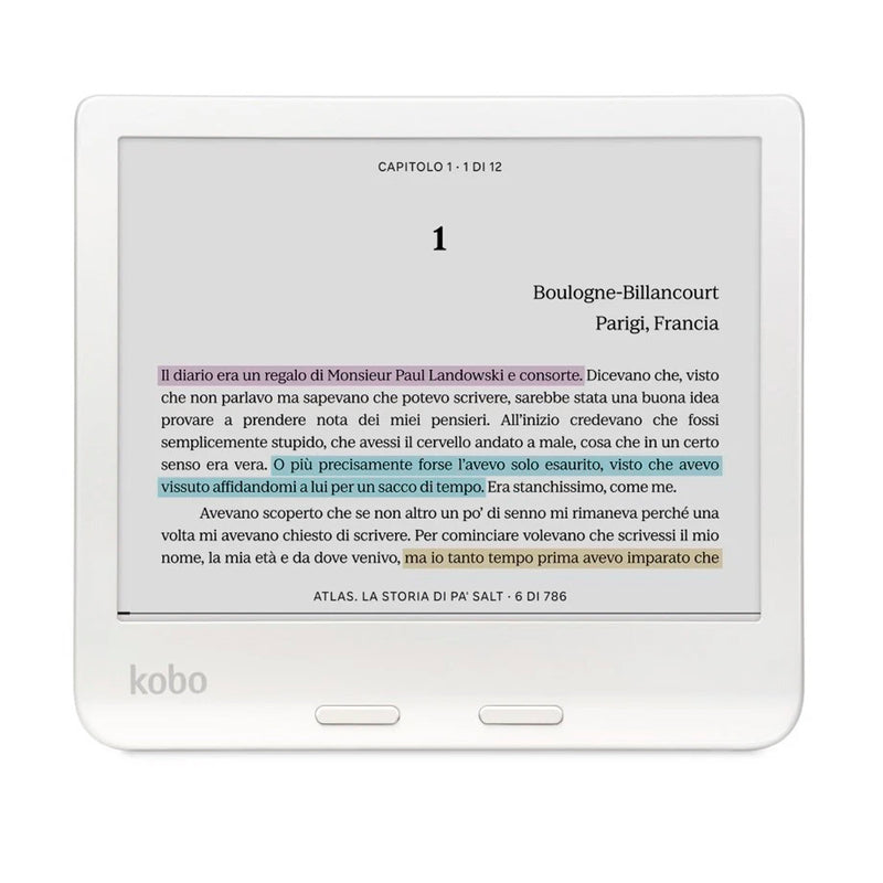 Kobo Libra Colour E-Rdr, Beyaz
