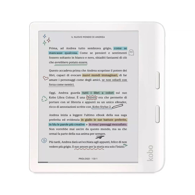 Kobo Libra Colour E-Rdr, Beyaz