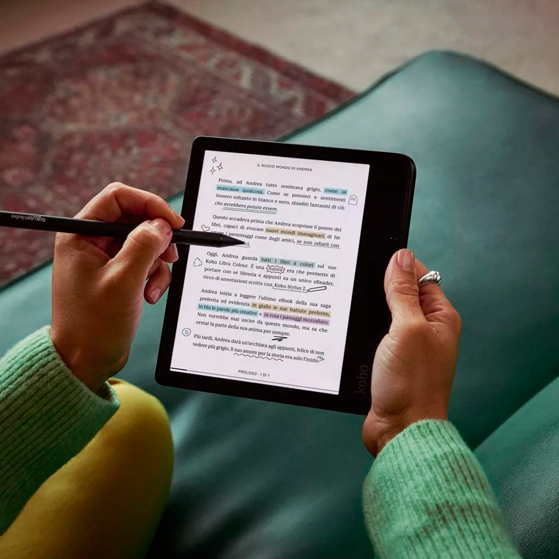 Kobo Libra Colour E-Rdr, Beyaz