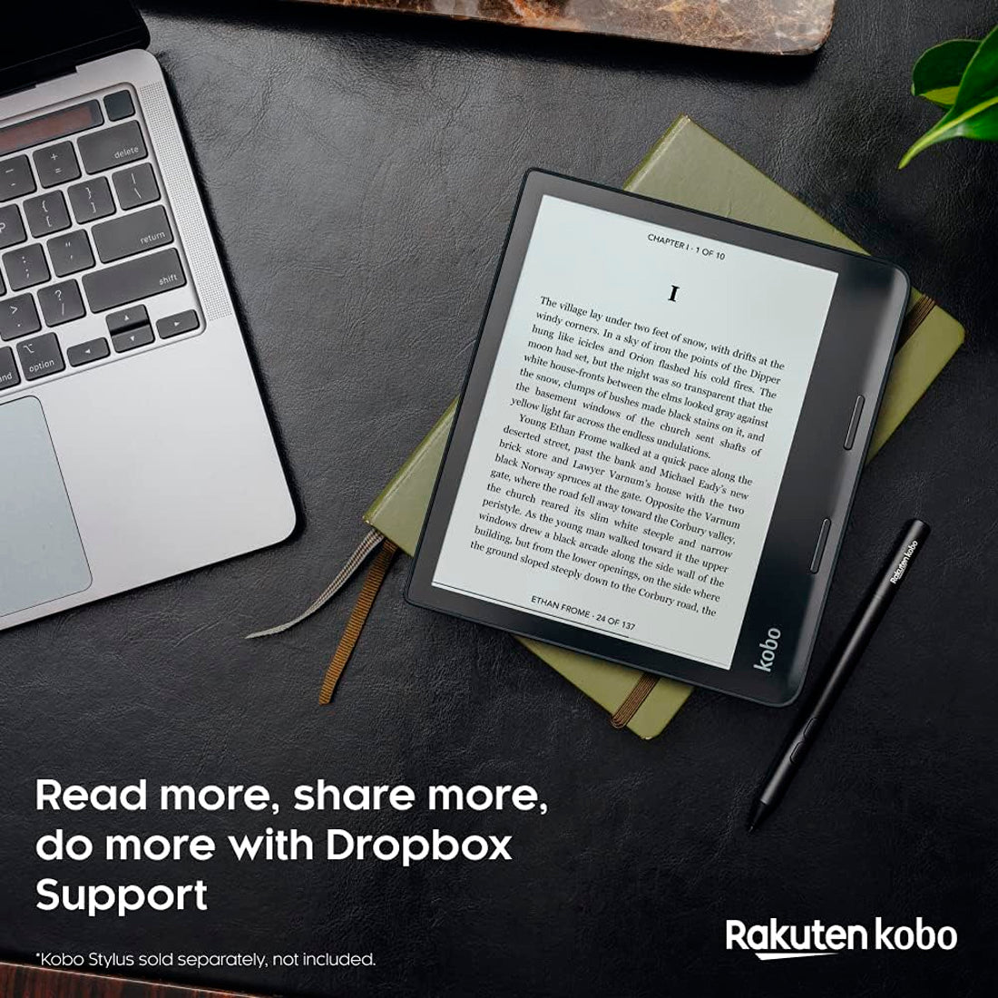 Kobo Sage E-rdr Siyah Okuma Cihazı N778
